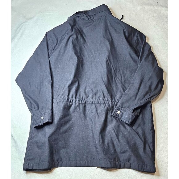 Eddie Bauer Women's Jacket L Black 100% Polyester Full Zip Snap Pockets - Picture 11 of 14